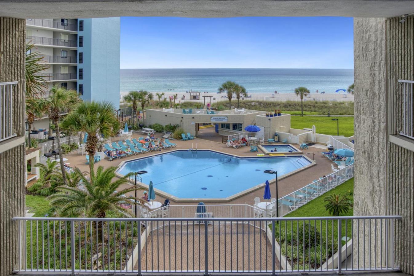 Seas The Day - Top Of The Gulf 320 - Beach Front Resort - Free Beach Chair Service Panama City Beach Bagian luar foto